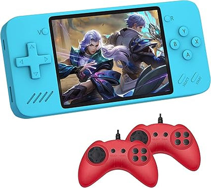 Retro Handheld Game Console Gifts for Kids and Adults, Built in 600 Classic FC Video Games, 3.5-Inch 5000mAh Rechargeable Portable Mini Game Player with 2 Gamepads, Support TV Out & Two Players