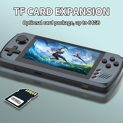 Open Source Handheld Game Console - 4.3 Inch IPS HD Retro Game Console with ATM7051 Quad Core ARM CORTEX-A9 CPU, Classic Video Games, Multi-Emulator Support, HD Output, and TF Card Expansion