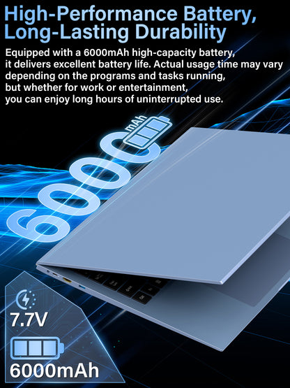 Fsjun 17.3" FHD IPS 360Hz Business Laptop, Intel Core i5-1038NG7, 16GB DDR4 RAM, 512GB SSD, (Win 11 Pro + Office 2019), Color Backlit Keyboard with Numpad, Fingerprint, Blue