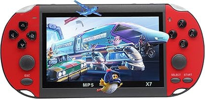 FSJUN Handheld Game Consoles Built in Free Games 8GB RAM 4.3 Inch Screen Double Rocker,Support TV Output,Music/Movie/Camera Audio and Video MP3,MP4, MP5, Birthday Gift for Kids