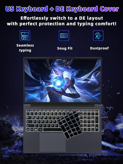 17.3-inch Laptop, N150 (Beat N100 N97 N5095) up to 3.6 GHz, 16GB DDR4 RAM, 1T NVMe SSD, FHD IPS Display, Long Battery Life, Backlit KB, Numpad, Webcam/Wi-Fi/USB 3.0/USB-C, PC Notebook, Gray