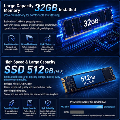 Fsjun 15.6" Laptop Computer, Intel i7-8750H, 32GB RAM, 512GB SSD, FHD IPS Display, (Win 11 Pro + Office 2024), Fingerprint